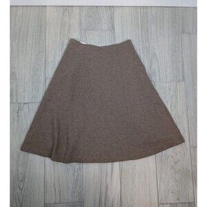 Uniqlo Skirt Womens 6 Wool Blend Flat Front A Line Preppy Old Money Minimal 153